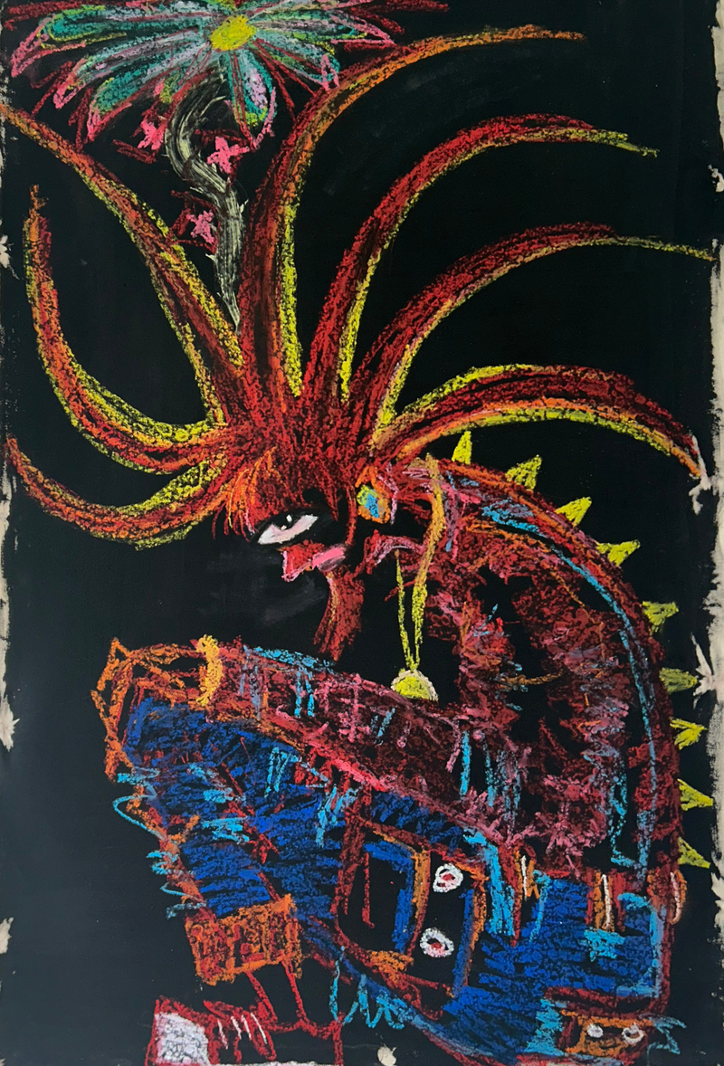 “rockstar killa”  53 × 36 in